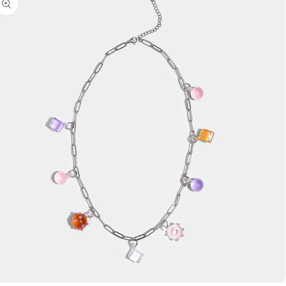 Fazeek glass charm necklace ssense